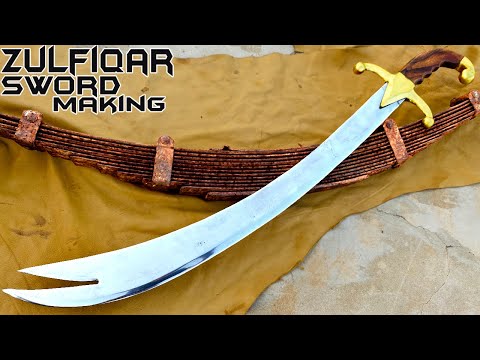 Making ZULFIQAR Replica Sword out of JUNK - Sword Making