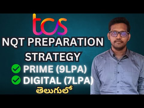 TCS NQT Preparation Strategy 2025 | Crack TCS with Ease! | TELUGU