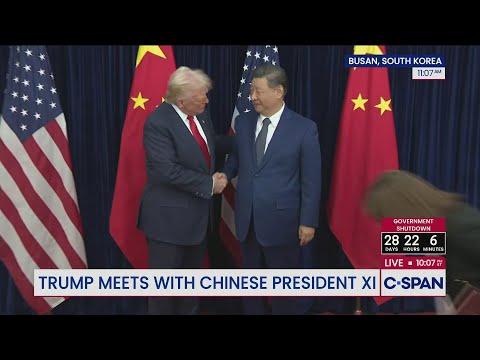 President Trump meets with Chinese President Xi