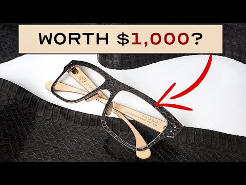 How Are LUXURY Glasses REALLY Made? Lucas de Stael Hand-Made Leather frames