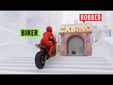 He Robbed a Casino in 4 Minutes Using a Motorcycle and Disappeared Forever