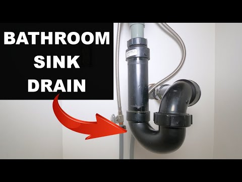 How to Connect a Bathroom Sink Drain