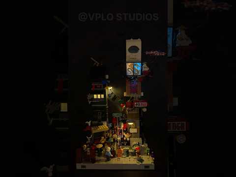 Ninjago fishing village by Night