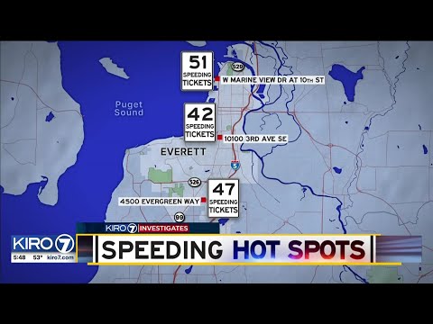 KIRO 7 Investigates: Speeding ticket hot spots