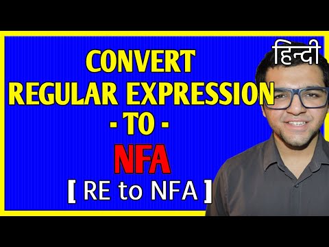 Regular Expression to NFA Conversion | RE to NFA Conversion in Hindi