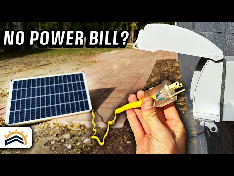 Plugged A Solar Panel Into My Home For 7 Days | Here's What Happened