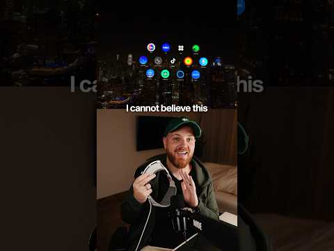 TikTok on Apple Vision Pro 😯 #apple #visionpro #tiktok