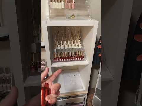 NEW ORGANIZATION IDEA 😍#organization #organize #nailroom #nailstudio #goals #fyp #motivation #yes