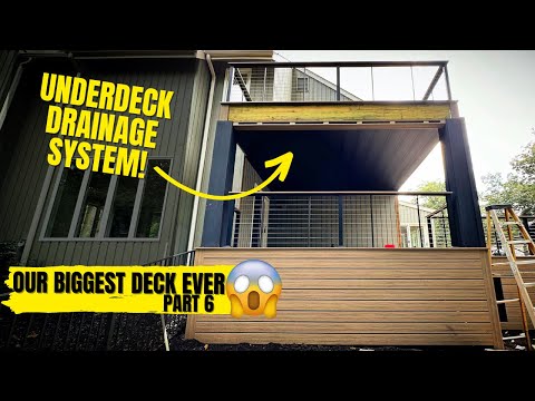 Installing A Waterproof Ceiling On a Deck!