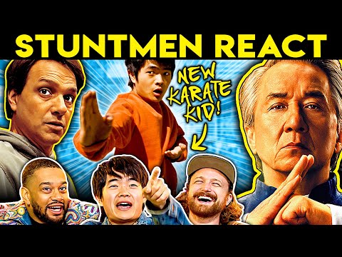 Stuntmen React to THE KARATE KID (ft. Ben Wang)