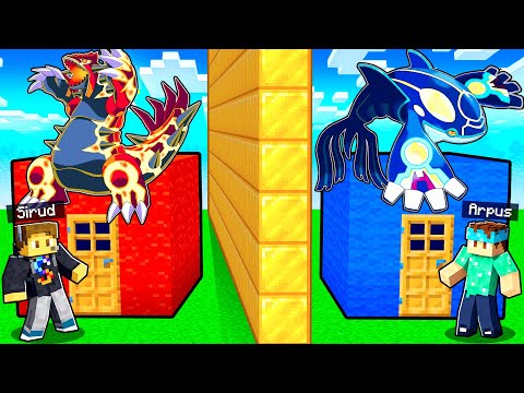 RED Vs BLUE POKEMON DOORS In Minecraft PIXELMON!