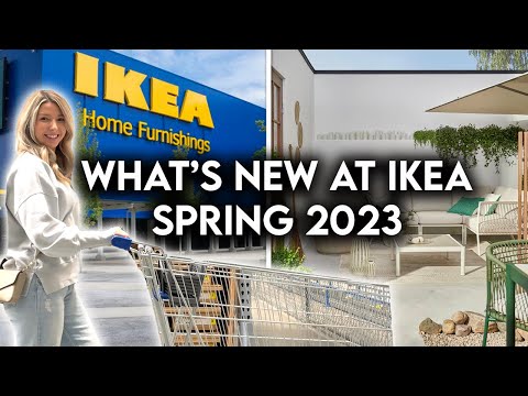 IKEA SHOP WITH ME SPRING 2023 | NEW PRODUCTS + PATIO FURNITURE