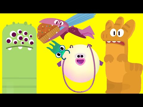 Обаятельные друзья - монстрики — Ум и Хрум — Приключения в Съедобном мире