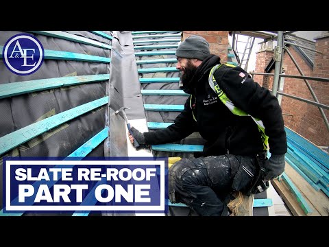 SLATE RE-ROOF! (Part One) | Build with A&E