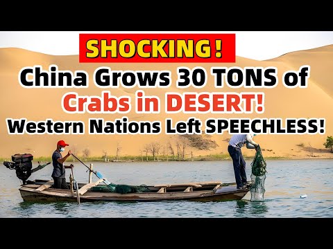 SHOCKING! China Grows 30 TONS of Crabs in DESERT! Western Nation Left SPEECHLESS!