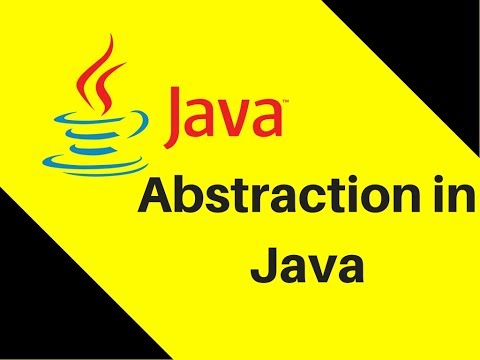 8.16 Abstraction in Java