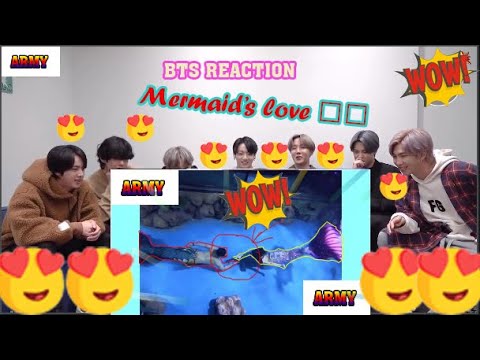 BTS Reaction To - Mermaid love story 🐟🐬🐟🐬