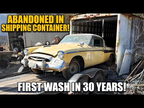First Wash in 30 Years: ABANDONED Barn Find Studebaker Disaster Detail! | Satisfying Restoration