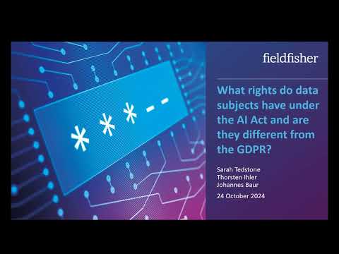 What rights do data subjects have under the AI Act and are they different from the GDPR?