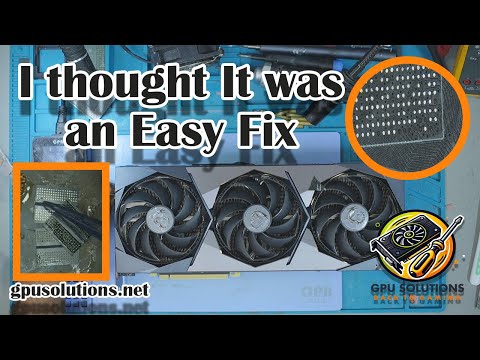 MSI Suprim X RTX 3070 Memory Error Repair