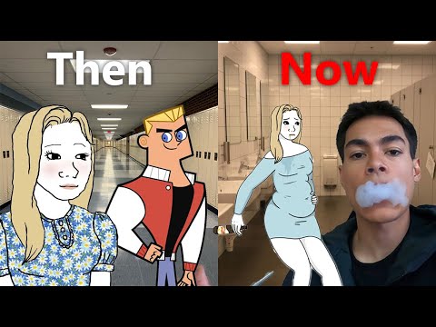 School Then Vs Now