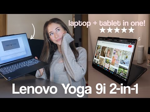 Lenovo Yoga 9i 2-in-1 Aura Edition Unboxing & Setup | Tablet + Laptop in one
