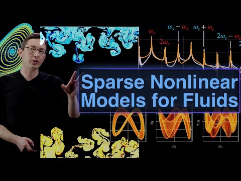 Sparse Nonlinear Models for Fluid Dynamics with Machine Learning and Optimization