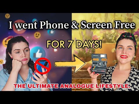 📵 I Went Screen Free for 7 Days | The Ultimate Analogue Lifestyle 🌿