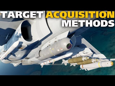 DCS F/A-18C Hornet Targeting Pod Target Acquisition Methods!