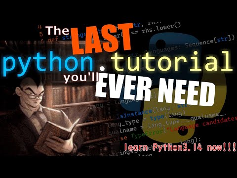 The last PYTHON TUTORIAL you'll EVER NEED!! Learn Python3.14 now!! (Poisson d'Avril 2025)