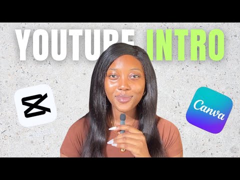 How to Make a YouTube Intro on Your Phone (FREE & Easy!) | CapCut & Canva Tutorial