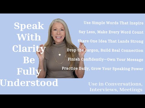 Speak Like a Professional to Improve Your Clarity | Grow Your Speaking Confidence Fast