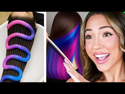 Rainbow Hair Transformations You Wont Believe