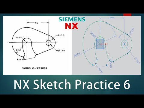 NX Sketch Practice - 06