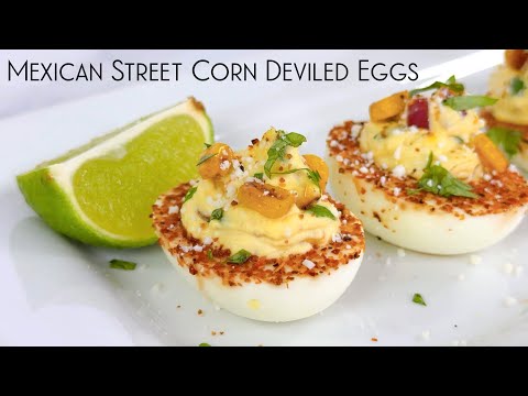 HOW TO MAKE MEXICAN STREET CORN DEVILED EGGS!