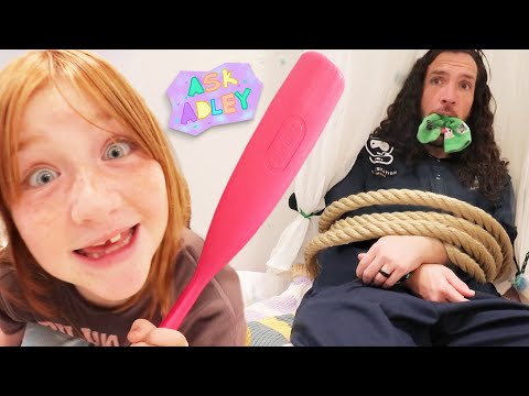 ADLEY sets a TRAP for DELiVERY DAD!! my Secret Plan to ask for your Mail, thanks for Art & Letters