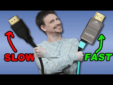 Not all HDMI Cables are the Same - Some are fiber!
