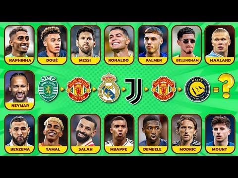 GUESS The FOOTBALL PLAYER by Song & Club Transfers ⚽💯|Ronaldo, Messi, Neymar jr