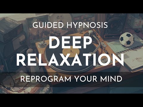 Sleep Hypnosis Affirmations for Deep Relaxation - Black Screen