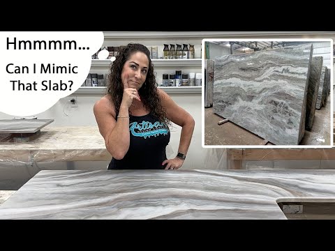 How to Mimic Natural Stone using Epoxy (Soft Fantasy Brown Marble) | Artisan Design Concepts