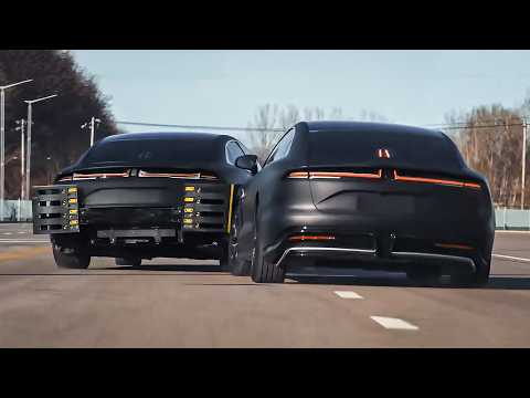 BYD Yangwang U7 | Dangerous Tire Blowout Crash Test & Latest Cutting Edge Technology