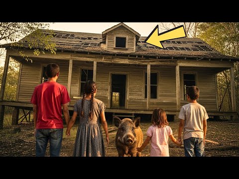 ABANDONADOS POR SU PADRASTRO: REVIVIERON CASA INCLINADA Y CREARON UNA GRANJA DE JABALÍES MILLONARIA.