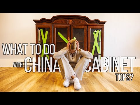 Thrifty Transformations ~ China Cabinet Edition ~ 2 for 1 Furniture!