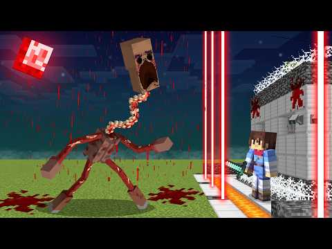 Blood Rain vs Security House in Minecraft