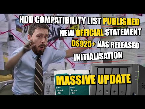 Synology HDD Restrictions UPDATE - DS925+ Compatibility List, Initialisation, Official Statement