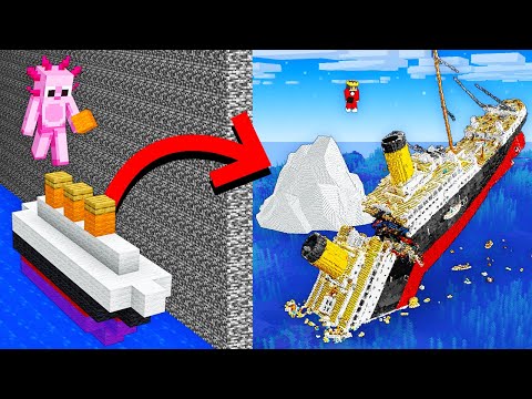 I Cheated With SINKNG TITANIC in Minecraft Build Battle!