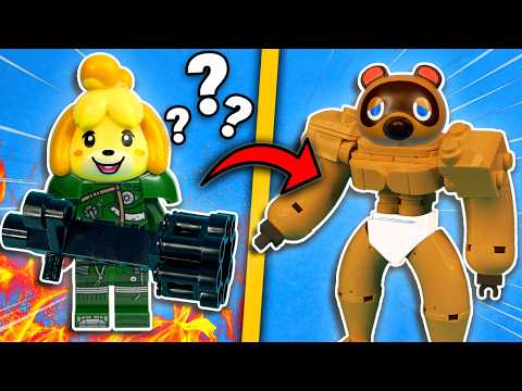 I made CURSED LEGO Animal Crossing Minifigures...