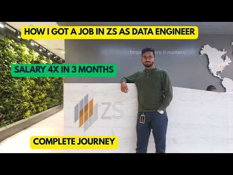 How I got a job at ZS as a Data Engineer ? | My complete Journey