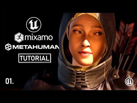 Metahuman Unreal Engine 5 and Mixamo, can we do it?!? // Stylized body with Metahuman magic-Part 01