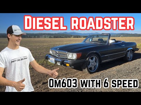 Building the DIESEL SPORTS CAR Mercedes Couldn't (TURBO OM603 into a sl380)